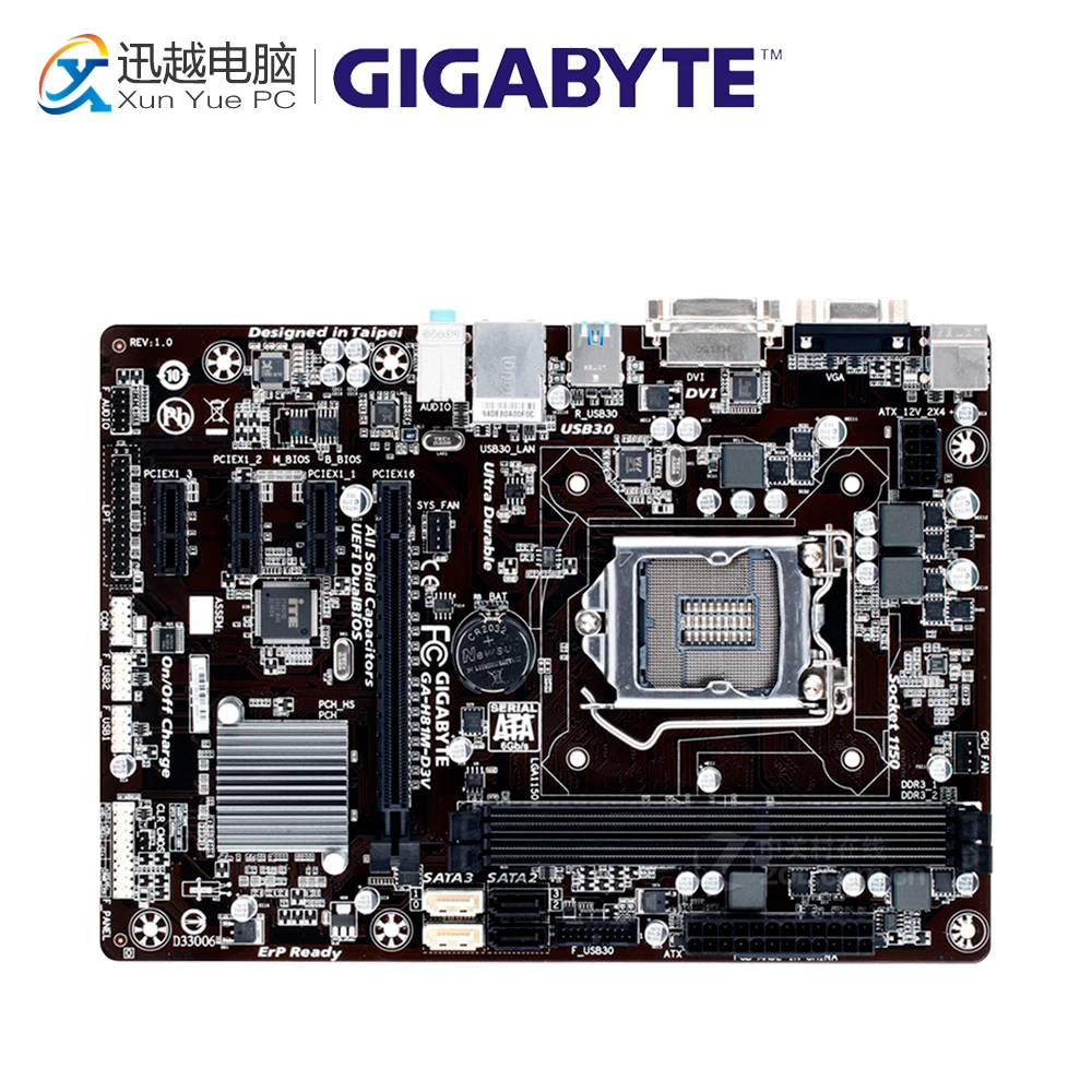 Gigabyte GA-H81M-D3V Desktop Motherboard H81M-D3V H81 LGA 1150 i3 i5 i7 DDR3 16G SATA3 Micro-ATX
Gigabyte GA-H81M-D3V Desktop Motherboard H81M-D3V H81 LGA 1150 i3 i5 i7 DDR3 16G SATA3 Micro-ATX