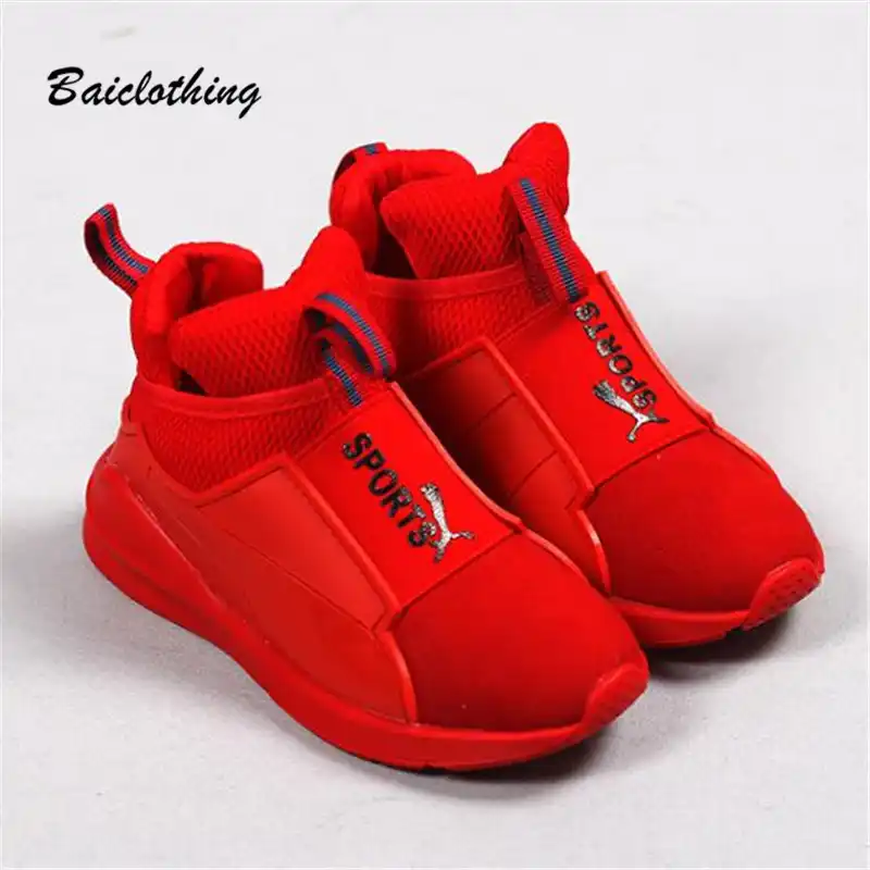 red colour casual shoes