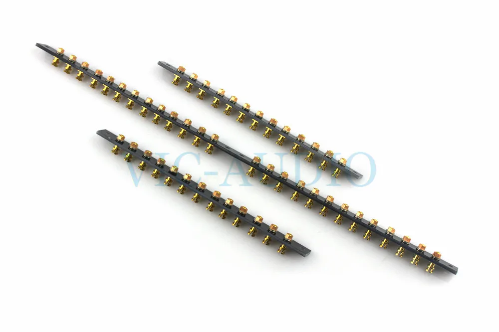 DIY Projects Audio Tag Strip Board Gold-plated Copper 300(150)*12*2mm Amp Amplifier Accessories Turrets Board 1PC Free Shipping
DIY Projects Audio Tag Strip Board Gold-plated Copper 300(150)*12*2mm Amp Amplifier Accessories Turrets Board 1PC Free Shipping