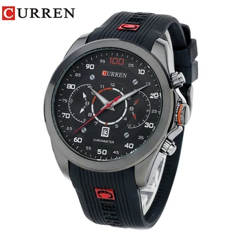 CURREN Mens Watches Top Brand Luxury Men's Sports Quartz Wristwatches Relogio Masculino Men Curren Watches 8166
CURREN Mens Watches Top Brand Luxury Men's Sports Quartz Wristwatches Relogio Masculino Men Curren Watches 8166