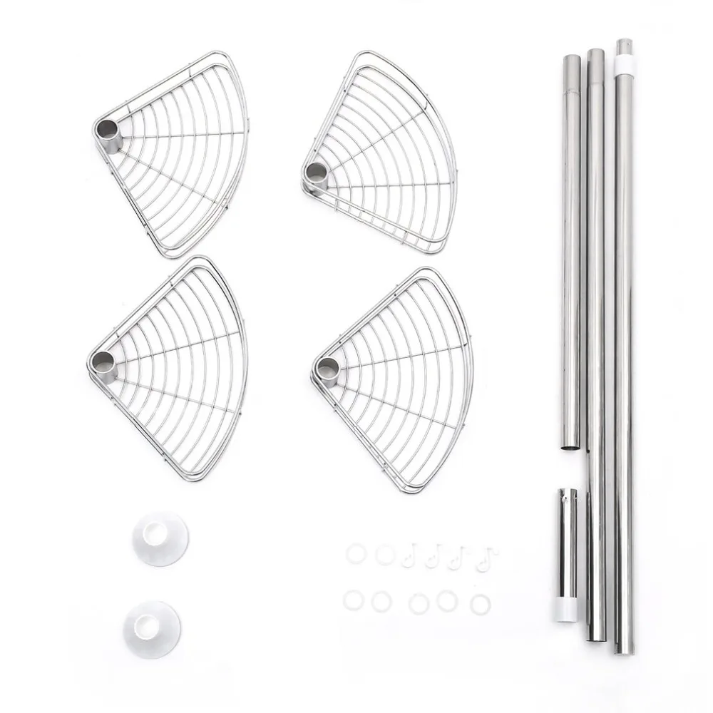 Shower Storage Caddy 4 Tier Stainless Steel Telescopic Shelf Wall Corner Bathroom Storage Bath Shower Adjustable Corner Rack
Shower Storage Caddy 4 Tier Stainless Steel Telescopic Shelf Wall Corner Bathroom Storage Bath Shower Adjustable Corner Rack