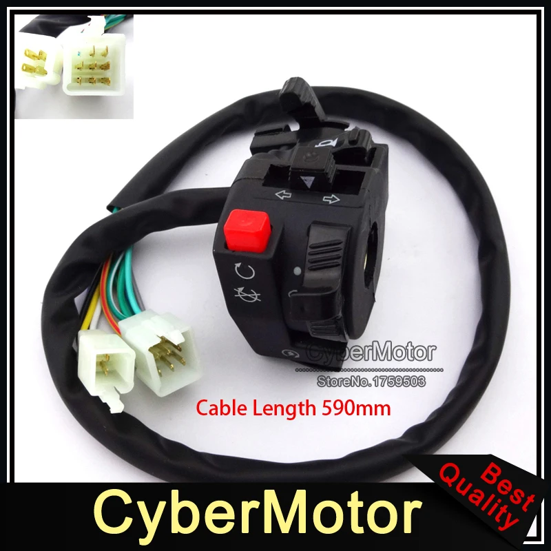 12 Wire 5 Function Handle Control Switch Assembly With Choke Lever For 110cc 125cc 150cc 200cc 250cc Chinese Quad ATV
12 Wire 5 Function Handle Control Switch Assembly With Choke Lever For 110cc 125cc 150cc 200cc 250cc Chinese Quad ATV