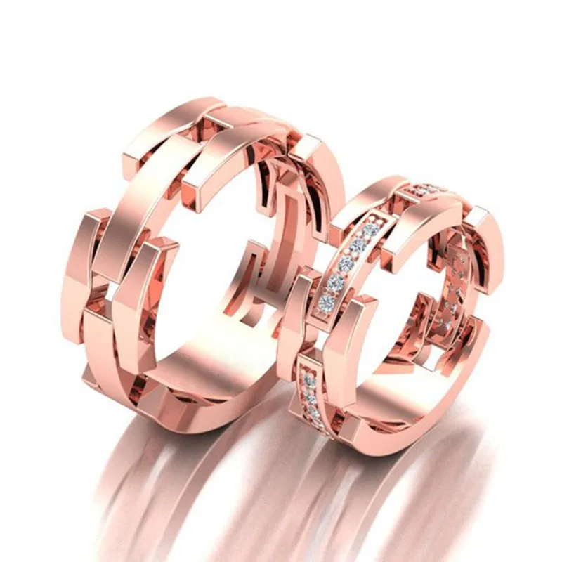 Yobest 1 Pair Wedding Rings for Women Men Rose Gold color Couple Promise Band Anniversary Engagement Jewelry Alliance Bijoux
Yobest 1 Pair Wedding Rings for Women Men Rose Gold color Couple Promise Band Anniversary Engagement Jewelry Alliance Bijoux