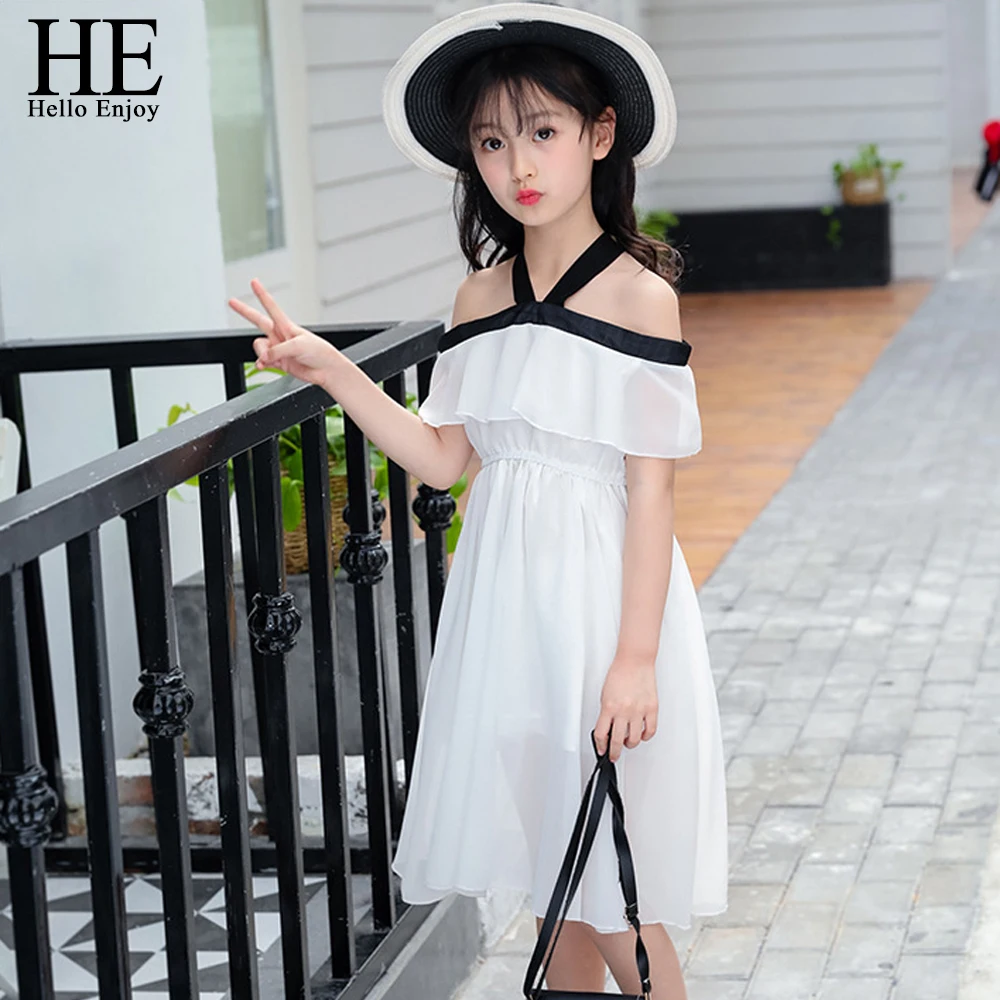 HE Hello Enjoy Baby Girl Chiffon Dress Summer Beach Dress Off Shoulder Sundress Cute Princess dresses kids girls 4-12T Fashion
HE Hello Enjoy Baby Girl Chiffon Dress Summer Beach Dress Off Shoulder Sundress Cute Princess dresses kids girls 4-12T Fashion