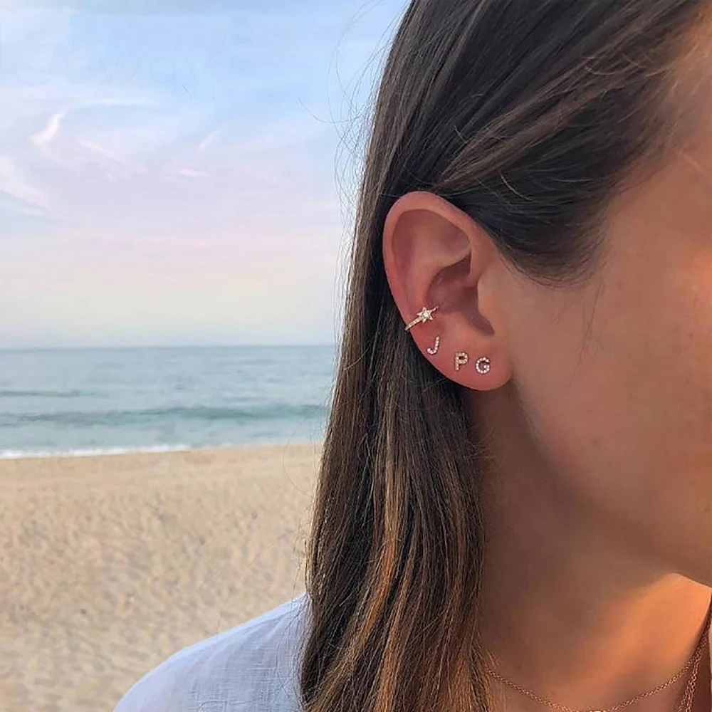 Bohemian fashion temperament crystal letter geometric silver earrings women birthday party wedding jewelry accessories
Bohemian fashion temperament crystal letter geometric silver earrings women birthday party wedding jewelry accessories