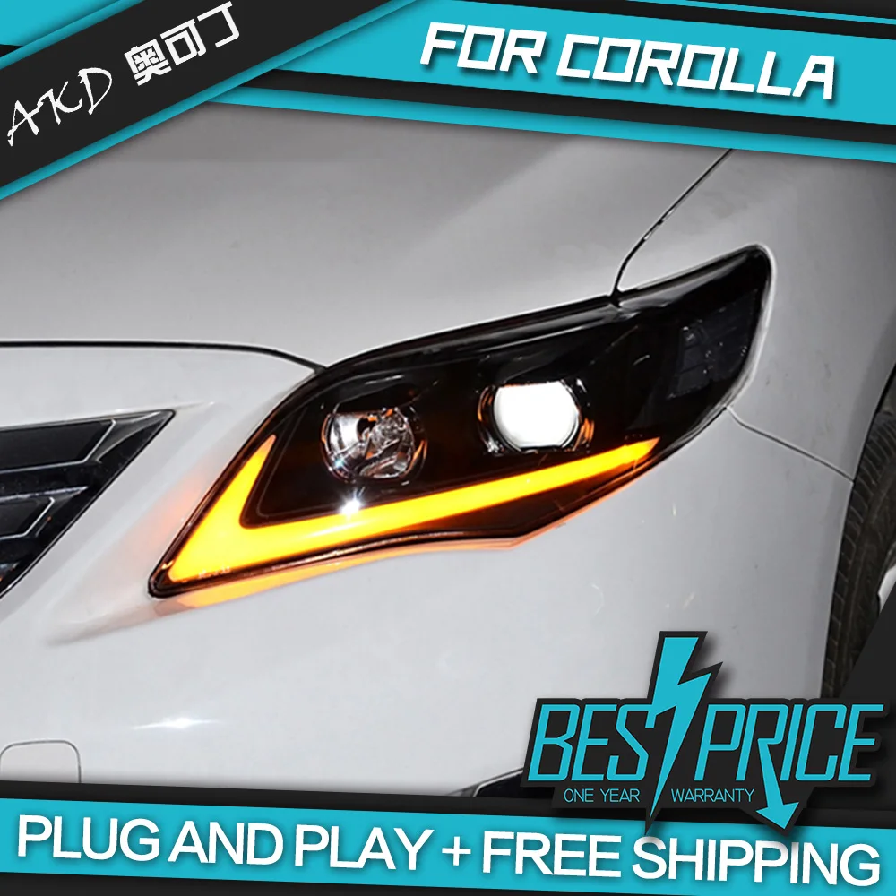 Car Styling for Corolla Headlights 2011 LED Headlight LED DRL Dynamic Signal Hella 5 Bi-Xenon Projector Lens Hid D2H
Car Styling for Corolla Headlights 2011 LED Headlight LED DRL Dynamic Signal Hella 5 Bi-Xenon Projector Lens Hid D2H
