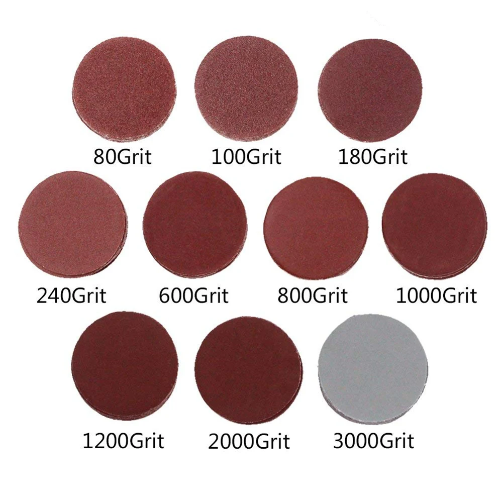 2 inch 100PCS Sanding Discs Pad Kit for Drill Grinder Rotary Tools with Backer Plate 1/4inch Shank Includes 80-3000 Grit Sandp
2 inch 100PCS Sanding Discs Pad Kit for Drill Grinder Rotary Tools with Backer Plate 1/4inch Shank Includes 80-3000 Grit Sandp