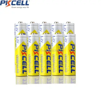 10Pcs PKCELL AA 1.2V NIMH Rechargeable Battery aa 1300mah 1.2Volt nimh Batteries For DVD MP3 Digital Camera
10Pcs PKCELL AA 1.2V NIMH Rechargeable Battery aa 1300mah 1.2Volt nimh Batteries For DVD MP3 Digital Camera
