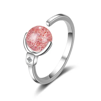Trendy Pink Strawberry Quartz 925 Sterling Silver Lady Finger Rings Jewelry Women Birthday Gift No Fade Open Ring Cheap
Trendy Pink Strawberry Quartz 925 Sterling Silver Lady Finger Rings Jewelry Women Birthday Gift No Fade Open Ring Cheap