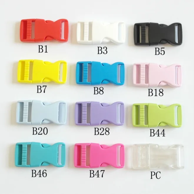 10pcs High Quality 25mm Plastic Colorful Contoured Side Release Buckles Webbing Size 1" Paracord Bracelets Bag Parts 12 Colors
10pcs High Quality 25mm Plastic Colorful Contoured Side Release Buckles Webbing Size 1" Paracord Bracelets Bag Parts 12 Colors