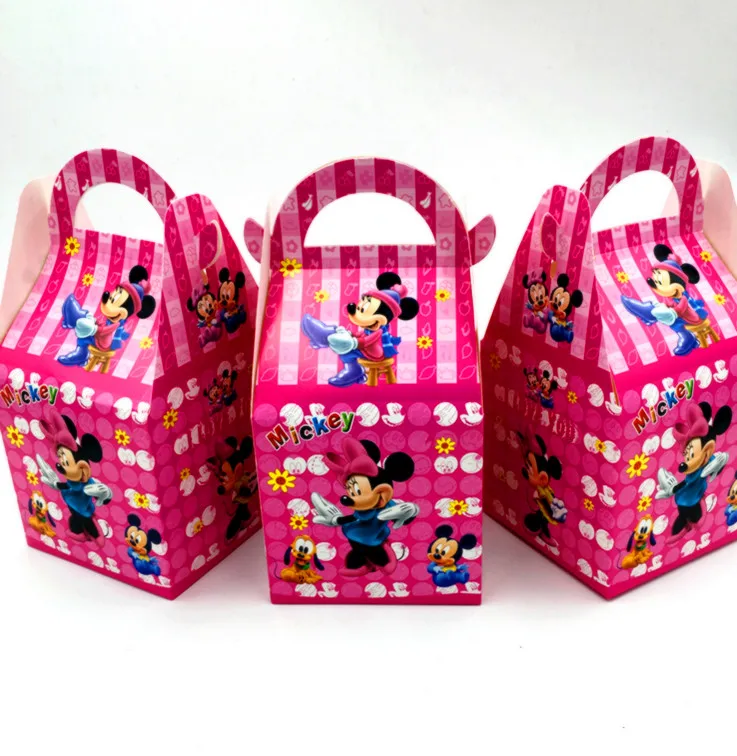 6pc/lot mickey mouse minnie mouse candy boxes kids favor Minnie mouse gift box children likes give away boxes
6pc/lot mickey mouse minnie mouse candy boxes kids favor Minnie mouse gift box children likes give away boxes
