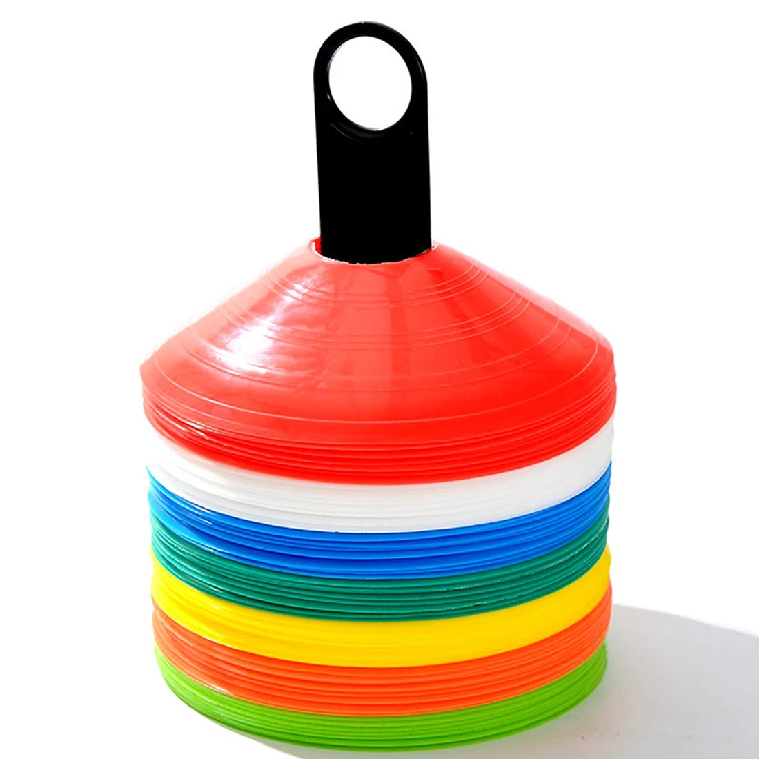 New 10pcs/lot 19cm Cones Marker Discs Soccer Football Training Sports Entertainment Accessories
New 10pcs/lot 19cm Cones Marker Discs Soccer Football Training Sports Entertainment Accessories