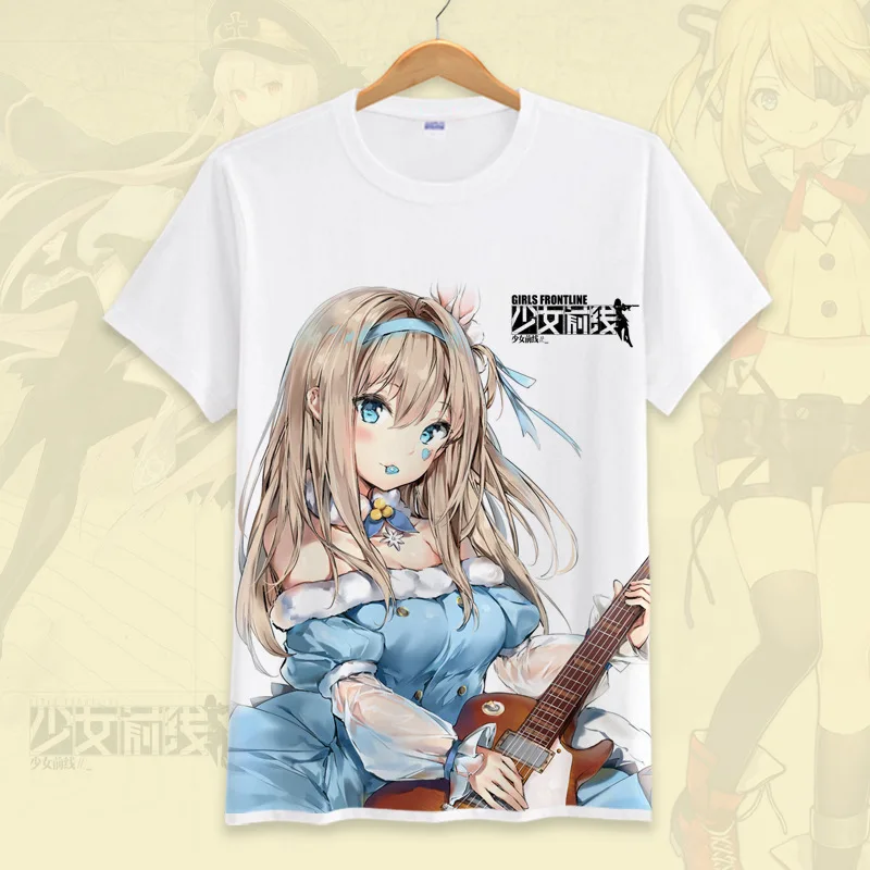 Hot Game Girls Frontline Cosplay Tee Tees Shirt Couple Summer Short Sleeve T Shirt Tee Tops
Hot Game Girls Frontline Cosplay Tee Tees Shirt Couple Summer Short Sleeve T Shirt Tee Tops