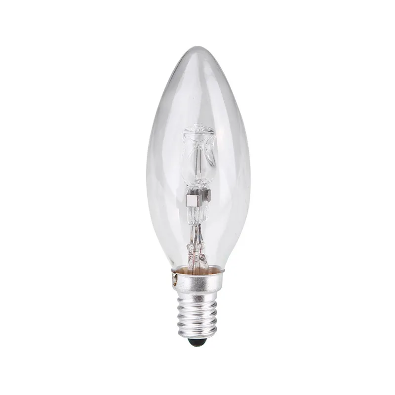 E14 Halogen Lamp Bulb Transparent Candle Shape Energy Saving Lighting Household New AC 220V-240V
E14 Halogen Lamp Bulb Transparent Candle Shape Energy Saving Lighting Household New AC 220V-240V