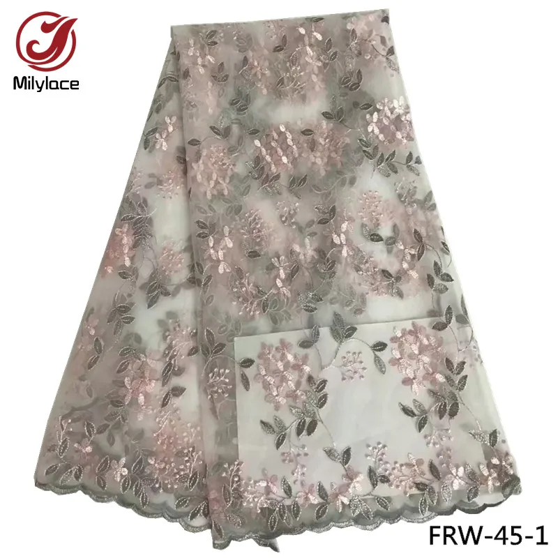 Very popular design french lace 5 yards long nigerian colorful lace fabric bridal party dress lace FRW-45
Very popular design french lace 5 yards long nigerian colorful lace fabric bridal party dress lace FRW-45