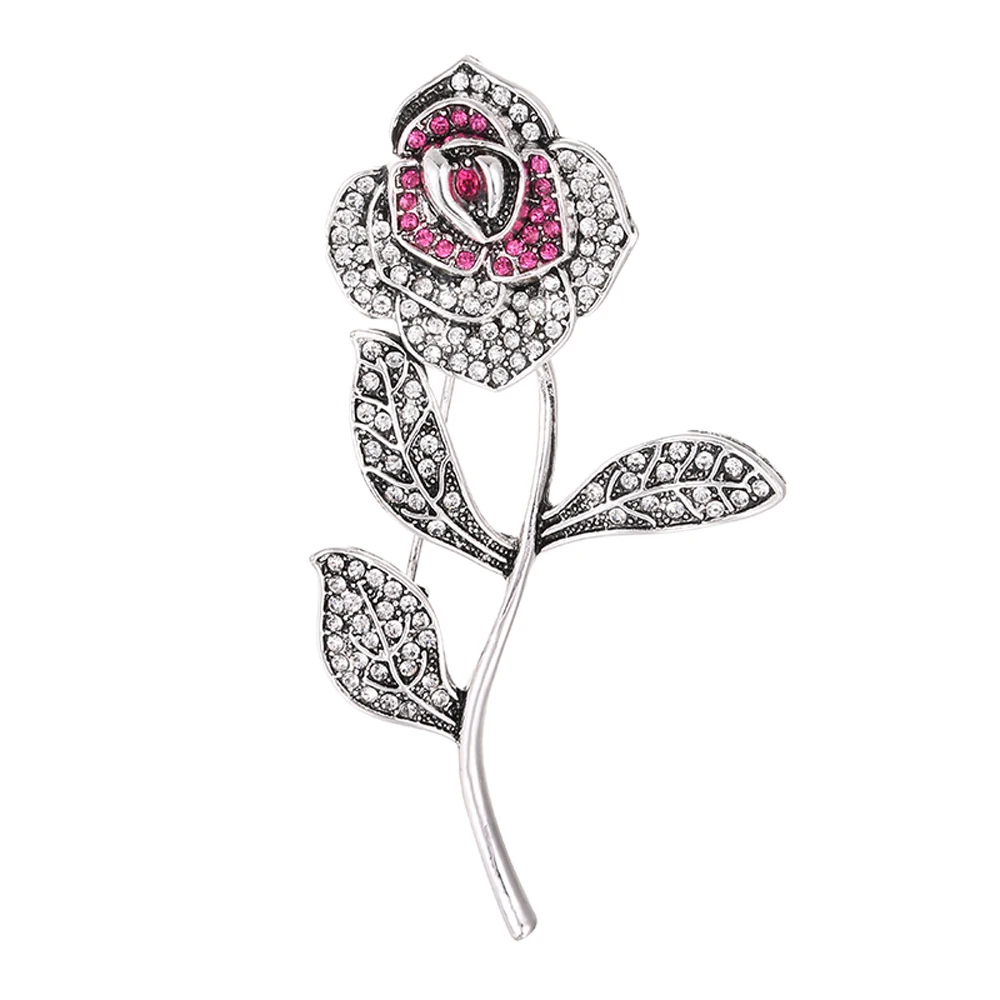 JUJIE Fashion Crystal Copper Rose Flower Brooches For Women 2019 Wedding Bouquets Brooch Pins Plant Jewelry Dropshipping
JUJIE Fashion Crystal Copper Rose Flower Brooches For Women 2019 Wedding Bouquets Brooch Pins Plant Jewelry Dropshipping
