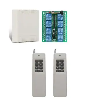 Long Range DC 12V 8CH Radio Controller RF Wireless Remote Control Switch System,Transmitter and Receiver 315MHZ 433MHZ
Long Range DC 12V 8CH Radio Controller RF Wireless Remote Control Switch System,Transmitter and Receiver 315MHZ 433MHZ
