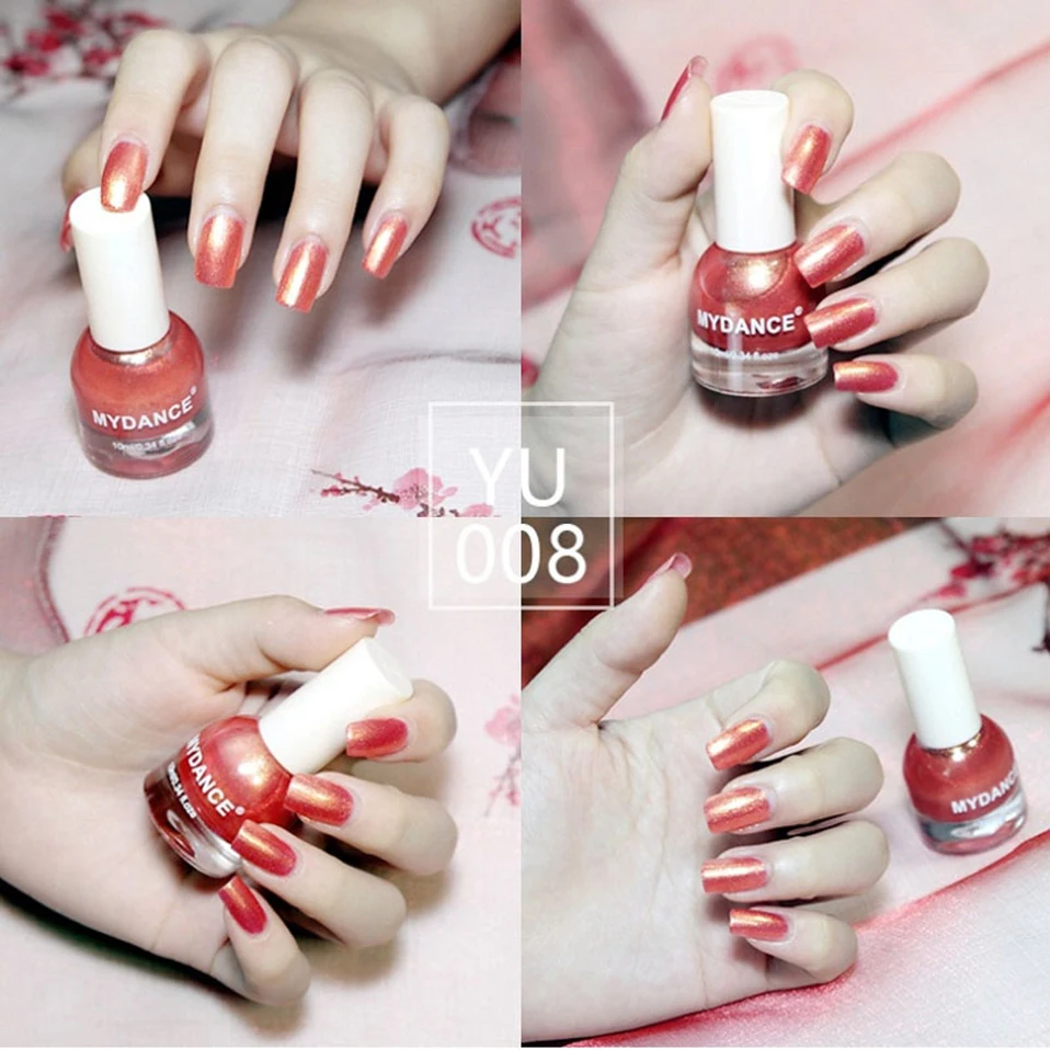 Night rain nail polish metal color nail polish girl cute quick drying waterproof durable nail high gloss nail polish#07-12 (2)