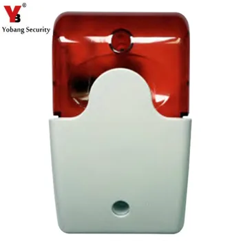 YobangSecurity Mini Wired Strobe Siren Sound Alarm 105dB Strobe Flashing Red Light Sound Siren for Home Security Alarm System
YobangSecurity Mini Wired Strobe Siren Sound Alarm 105dB Strobe Flashing Red Light Sound Siren for Home Security Alarm System