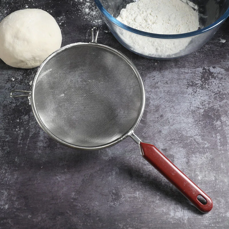 Stainless Steel Flour Tea Strainer Mesh Colander Sieve Filter Sifter DIY Kitchen Tools For Filtering Food Fine Sifter
Stainless Steel Flour Tea Strainer Mesh Colander Sieve Filter Sifter DIY Kitchen Tools For Filtering Food Fine Sifter