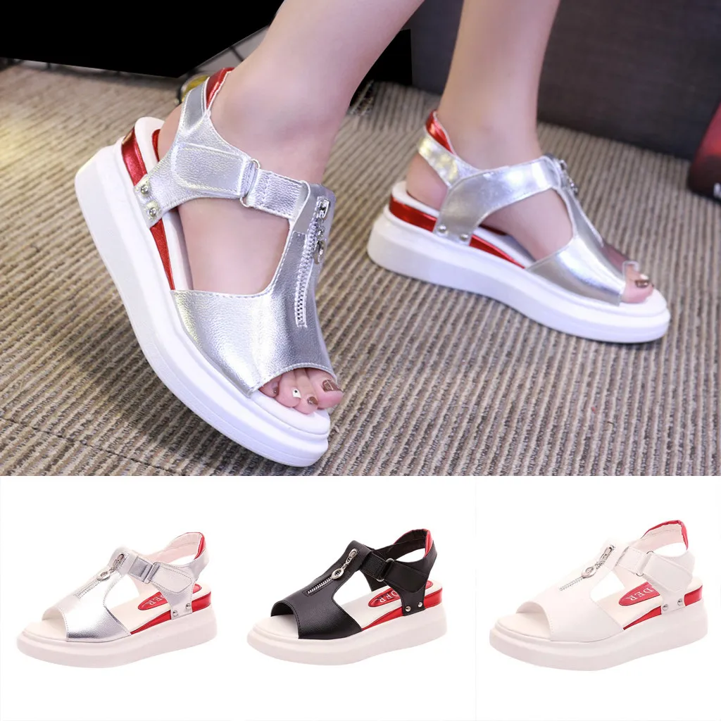 Women's Wedges Sandals Fashion Flat Thick Bottomed Fish Mouth Beach Shoes flat casual summer sandals women sandals high heels
Women's Wedges Sandals Fashion Flat Thick Bottomed Fish Mouth Beach Shoes flat casual summer sandals women sandals high heels