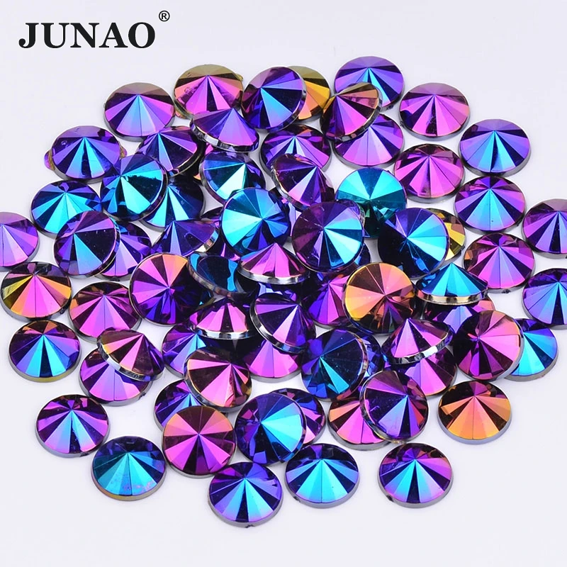 JUNAO 4 5 6 10mm Black AB Rivoli Crystal Rhinestones Acrylic Crystals Flat Back Round Stones Non Hotfix Strass for Clothes Craft
JUNAO 4 5 6 10mm Black AB Rivoli Crystal Rhinestones Acrylic Crystals Flat Back Round Stones Non Hotfix Strass for Clothes Craft
