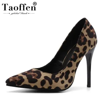 TAOFFEN Small Size 32-43 Leopard Mixed Colors Pumps Party Wedding Super High Heel Shoes Women Thin Heel Office Ladies Pumps
TAOFFEN Small Size 32-43 Leopard Mixed Colors Pumps Party Wedding Super High Heel Shoes Women Thin Heel Office Ladies Pumps