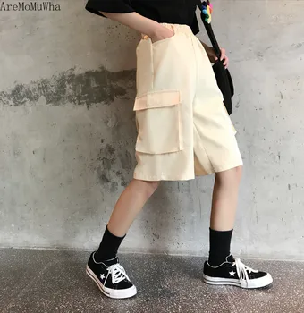 AreMoMuWha 2019 Spring and Summer New Japanese Retro Students Straight Loose Wild Cotton Pocket Wide Leg Five Pants FemaleQX866
AreMoMuWha 2019 Spring and Summer New Japanese Retro Students Straight Loose Wild Cotton Pocket Wide Leg Five Pants FemaleQX866
