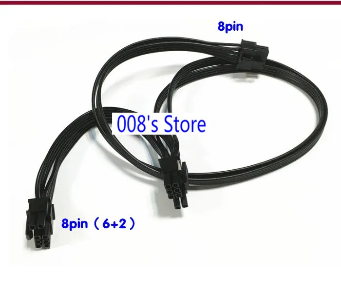 New 60+20CM Mining Power Line 8Pin Male Revolution To Dual 6+2pin Male 8Pin Graphic Card Cable 18AWG
New 60+20CM Mining Power Line 8Pin Male Revolution To Dual 6+2pin Male 8Pin Graphic Card Cable 18AWG