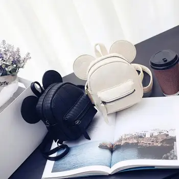 Mickey Backpack Sweet Fashion wild Women Backpack Bag PU Leather Mickey girl Cartoon Big Ears Small Mini Travel Shouder Bag
Mickey Backpack Sweet Fashion wild Women Backpack Bag PU Leather Mickey girl Cartoon Big Ears Small Mini Travel Shouder Bag