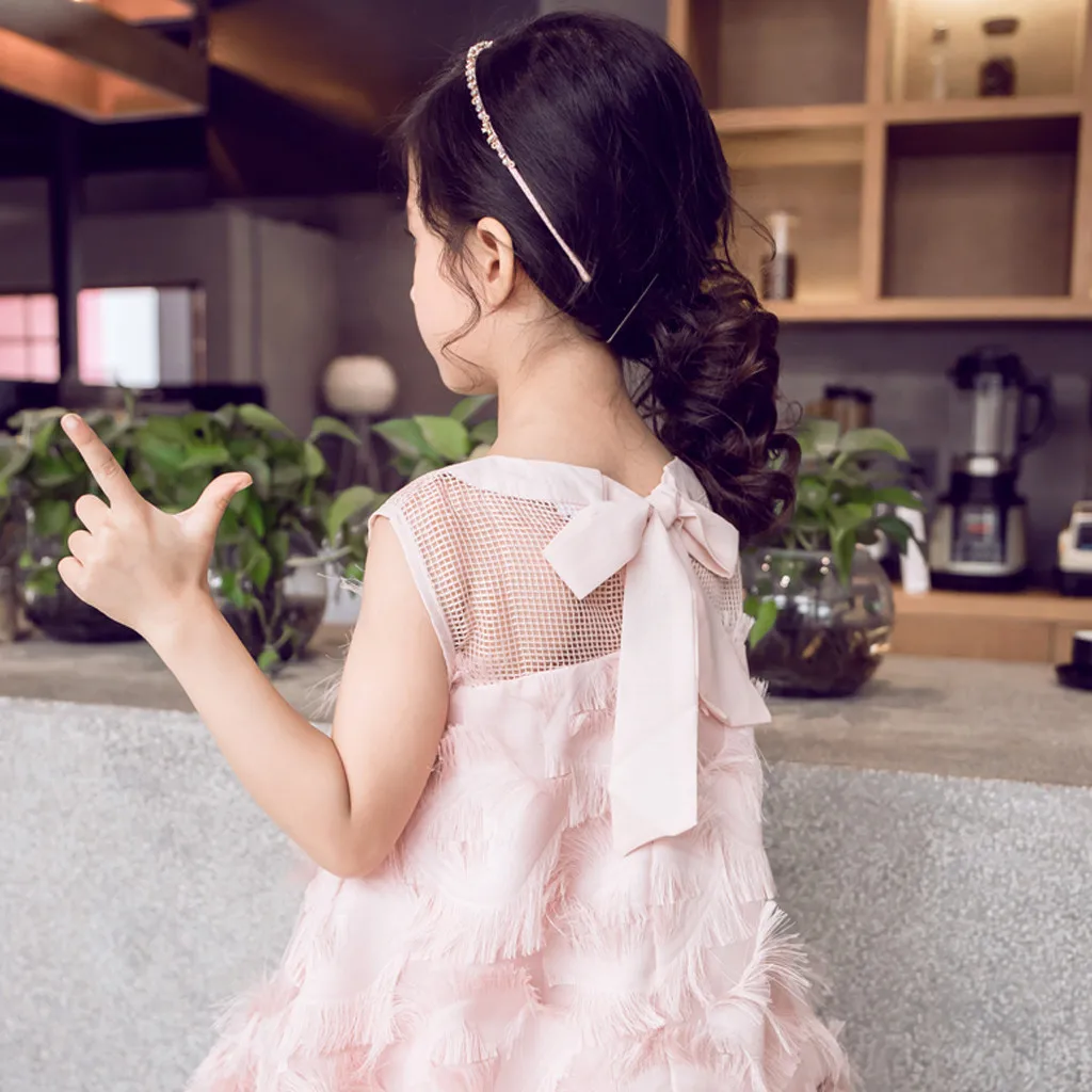 Girls Dress Elegant Kid Sleeveless Lace Solid Princess Bow Tulle Party Dress Outfits Clothes Girls Party Dresses Wedding Dresses
Girls Dress Elegant Kid Sleeveless Lace Solid Princess Bow Tulle Party Dress Outfits Clothes Girls Party Dresses Wedding Dresses