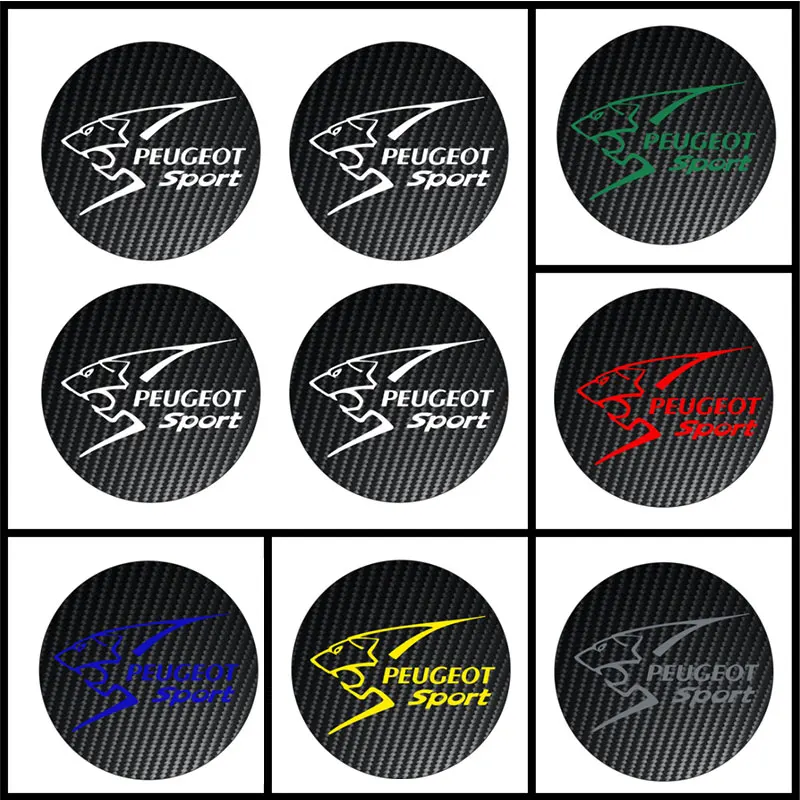 4PCS For PEUGEOT SPORT 508 308 4008 3008 206 207 307 EXALT Badge Logo Carbon Center Caps Alloy Rim Wheel Hub Stickers
4PCS For PEUGEOT SPORT 508 308 4008 3008 206 207 307 EXALT Badge Logo Carbon Center Caps Alloy Rim Wheel Hub Stickers