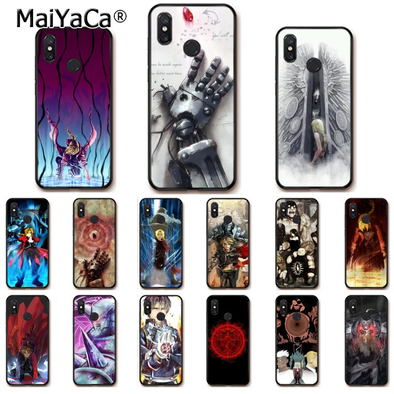MaiYaCa FullMetal Alchemist Japanese Anime Phone Case for Xiaomi Redmi8 4X 6A S2 7A 6A Redmi 5 5Plus Note5 7 Note8Pro
MaiYaCa FullMetal Alchemist Japanese Anime Phone Case for Xiaomi Redmi8 4X 6A S2 7A 6A Redmi 5 5Plus Note5 7 Note8Pro