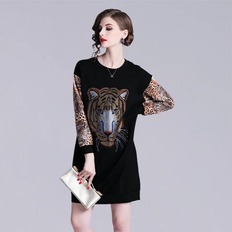 HAYBLST Brand Women Dress Summer 2019 Elegant Fashion Leopard Grain Print Patchwork Femme Dress Breathable Plus Size3XL Clothing
HAYBLST Brand Women Dress Summer 2019 Elegant Fashion Leopard Grain Print Patchwork Femme Dress Breathable Plus Size3XL Clothing