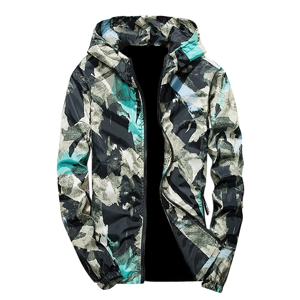 JAYCOSIN Men's autumn and winter stand collar camouflage sports casual jacket print zipper coat big clothes jacket men 2019
JAYCOSIN Men's autumn and winter stand collar camouflage sports casual jacket print zipper coat big clothes jacket men 2019