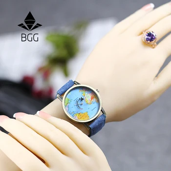 Copper Dial BGG Brand Watches Fabric Luxury Word Map The Plane Second Pointer Faux Jeans Strap Fashion Men Women Quartz Watch
Copper Dial BGG Brand Watches Fabric Luxury Word Map The Plane Second Pointer Faux Jeans Strap Fashion Men Women Quartz Watch