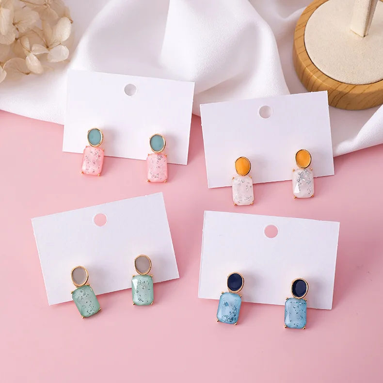 Candy Color Geometric Square Resin Acrylic Drop Earrings For Women Fashion Jewelry Sweet Resin Pendientes Mujer Moda 2019
Candy Color Geometric Square Resin Acrylic Drop Earrings For Women Fashion Jewelry Sweet Resin Pendientes Mujer Moda 2019