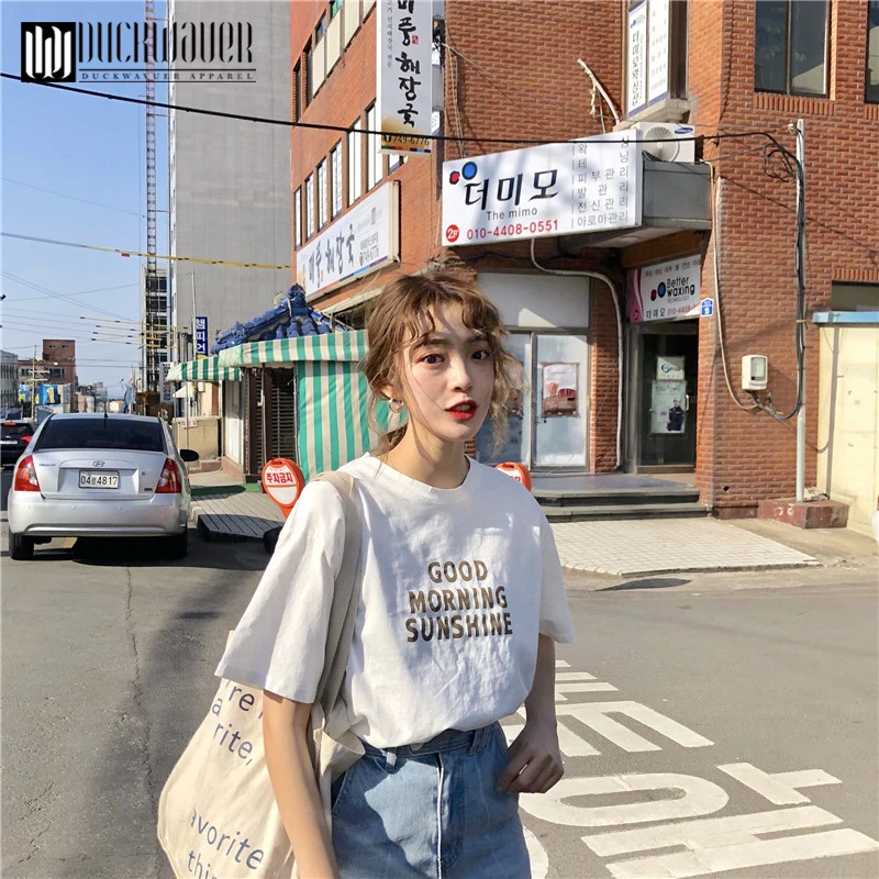 Duckwaver Letters Print Cotton Casual Funny T Shirt for Lady Top Tee Hipster Tumblr Tee Shirt Women Summer Fashion Graphic Top
Duckwaver Letters Print Cotton Casual Funny T Shirt for Lady Top Tee Hipster Tumblr Tee Shirt Women Summer Fashion Graphic Top