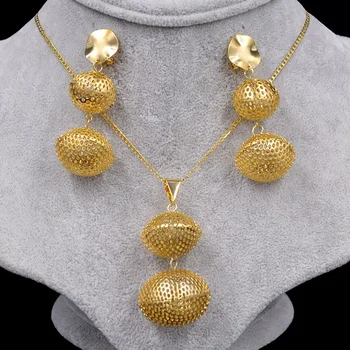 Sunny Jewelry Fashion Jewelry 2020 Jewelry Sets Women's Earrings Pendant Necklace Ball Hollow Out For Party Wedding Daily Wear
Sunny Jewelry Fashion Jewelry 2020 Jewelry Sets Women's Earrings Pendant Necklace Ball Hollow Out For Party Wedding Daily Wear