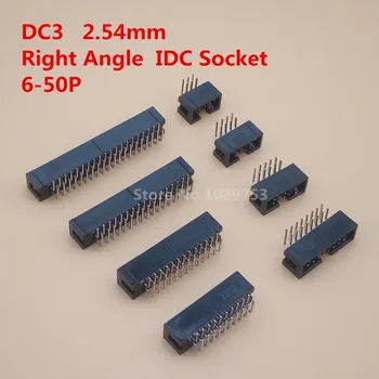 10PCS DC3 6P 8P 10P 14P 16P 20P 26P 30P 34P 40P 50P 2.54mm Socket Header Connector ISP Male Double-spaced Right Angle IDC JTAG
10PCS DC3 6P 8P 10P 14P 16P 20P 26P 30P 34P 40P 50P 2.54mm Socket Header Connector ISP Male Double-spaced Right Angle IDC JTAG
