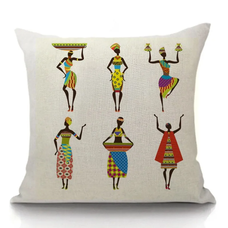 Hot African Tribal Cushion Cotton Linen Africa Original Women Life Pillow Case Chair Pillow Cover Wholesale Drop Sshipping
Hot African Tribal Cushion Cotton Linen Africa Original Women Life Pillow Case Chair Pillow Cover Wholesale Drop Sshipping