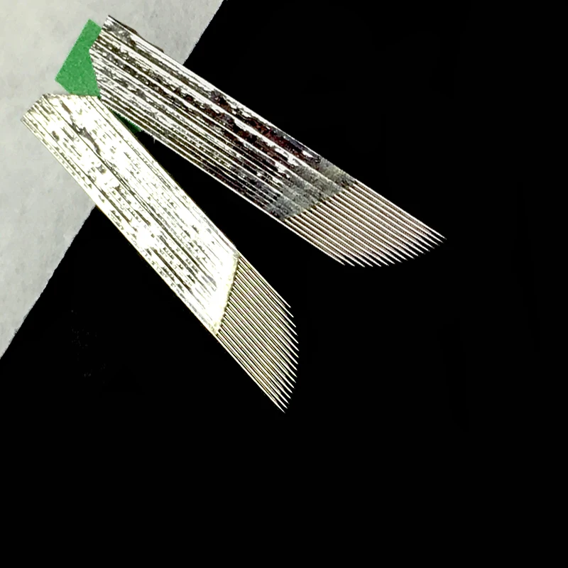 50pcs Tattoo Needles 17 Pins Microblading Needles for Manual Pen Lamina Tebori for Permanent Makeup Eyebrow Stainless Steel
50pcs Tattoo Needles 17 Pins Microblading Needles for Manual Pen Lamina Tebori for Permanent Makeup Eyebrow Stainless Steel