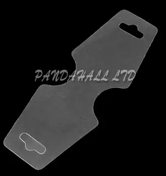Plastic Display Card, used for Necklace, Bracelet, Pendant and Barrette, about 124mm long, 48mm wide
Plastic Display Card, used for Necklace, Bracelet, Pendant and Barrette, about 124mm long, 48mm wide