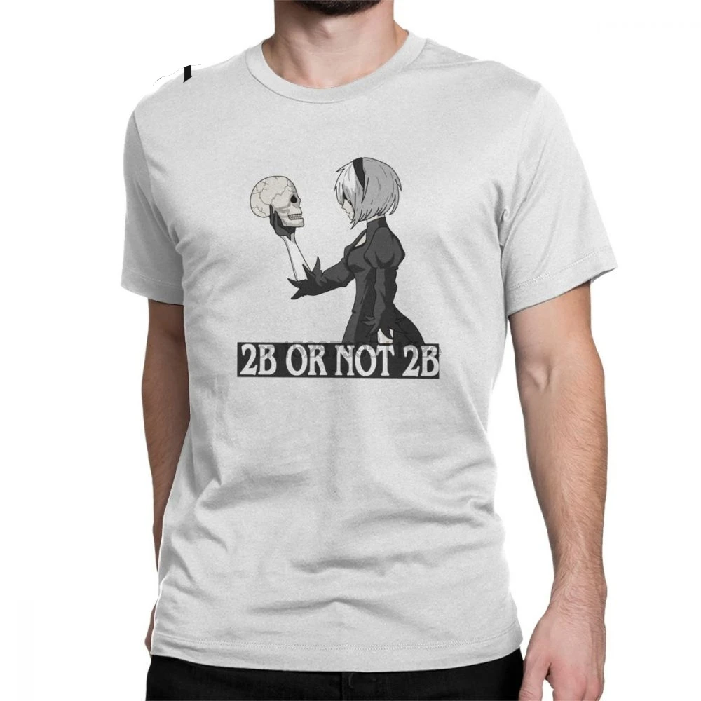 NieR Automata 2B Or Not 2B Men T Shirts YoRHa 2B Game Fashion Tees Short Sleeve T-Shirts Pure Cotton Gift Idea Clothes
NieR Automata 2B Or Not 2B Men T Shirts YoRHa 2B Game Fashion Tees Short Sleeve T-Shirts Pure Cotton Gift Idea Clothes