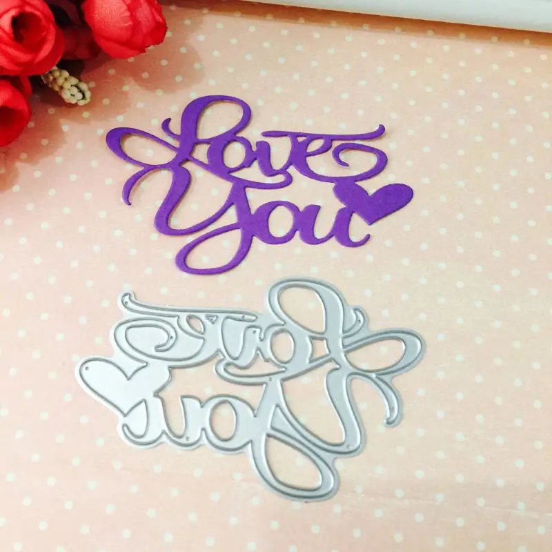 Love You Metal Cutting Dies Stencil DIY Scrapbooking Album Stamp Paper Card Embossing Crafts Decor #314
Love You Metal Cutting Dies Stencil DIY Scrapbooking Album Stamp Paper Card Embossing Crafts Decor #314