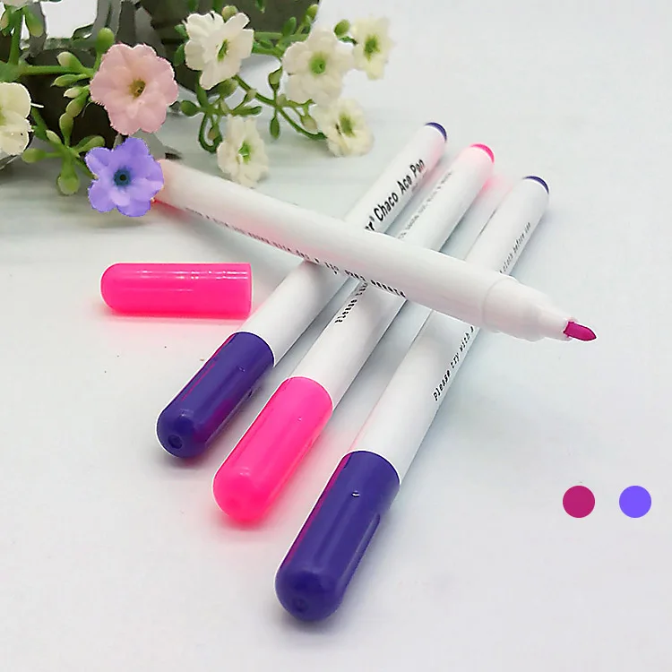 Fabric Erasable Marking Pen Pink Air Erasable Marker Pen Textile Markers Purple Pen Violet Invisible Ink Pen
Fabric Erasable Marking Pen Pink Air Erasable Marker Pen Textile Markers Purple Pen Violet Invisible Ink Pen