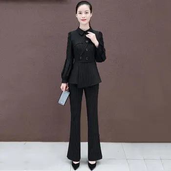 High Quality Spring Women Casual OL Pant Suit Female Business Formal Work Wear Sets Ladies Fashion Vintage Slim 2 Piece Set F107
High Quality Spring Women Casual OL Pant Suit Female Business Formal Work Wear Sets Ladies Fashion Vintage Slim 2 Piece Set F107