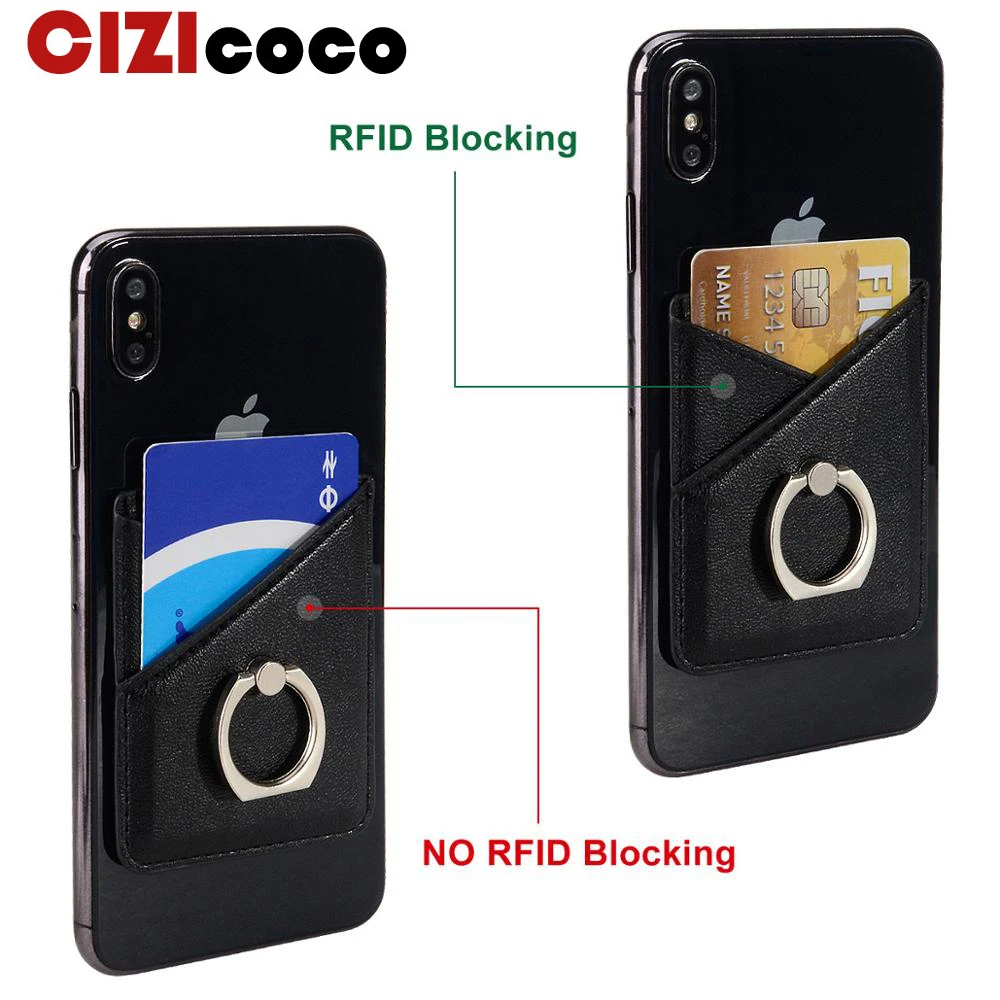 Anti Scan RFID Card holder Pouch For Phone 3M Adhesive Sticker Back Cover Card Case Men And Women Bus ID Card Bag Phone Support
Anti Scan RFID Card holder Pouch For Phone 3M Adhesive Sticker Back Cover Card Case Men And Women Bus ID Card Bag Phone Support