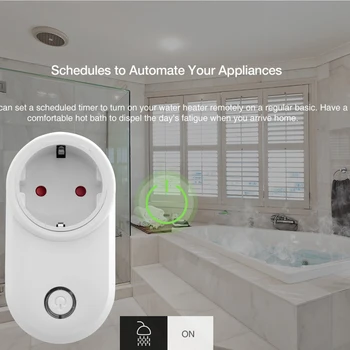 Timethinker Ewelink Home WiFi Smart Socket US EU UK Plug Power Outlet APP Voice Remote Control for Alexa Echo Google Home IFTTT
Timethinker Ewelink Home WiFi Smart Socket US EU UK Plug Power Outlet APP Voice Remote Control for Alexa Echo Google Home IFTTT