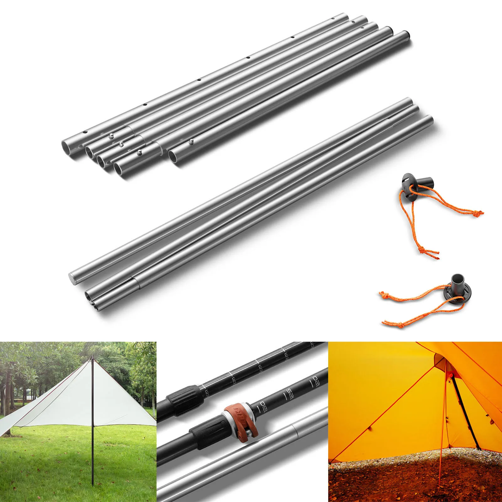 Outdoor 1.35M 3 Sections Tent Pole/ 2.5M 5 Sections Tent Pole Sun Shelter Support Rods Canopy Awning Frames Aluminum Alloy Rods
Outdoor 1.35M 3 Sections Tent Pole/ 2.5M 5 Sections Tent Pole Sun Shelter Support Rods Canopy Awning Frames Aluminum Alloy Rods